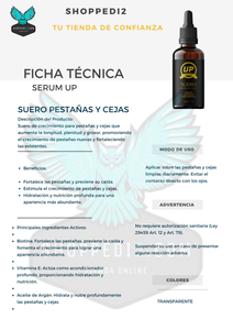 SERUM UP PRO® Alargamiento de pestañas y cejas